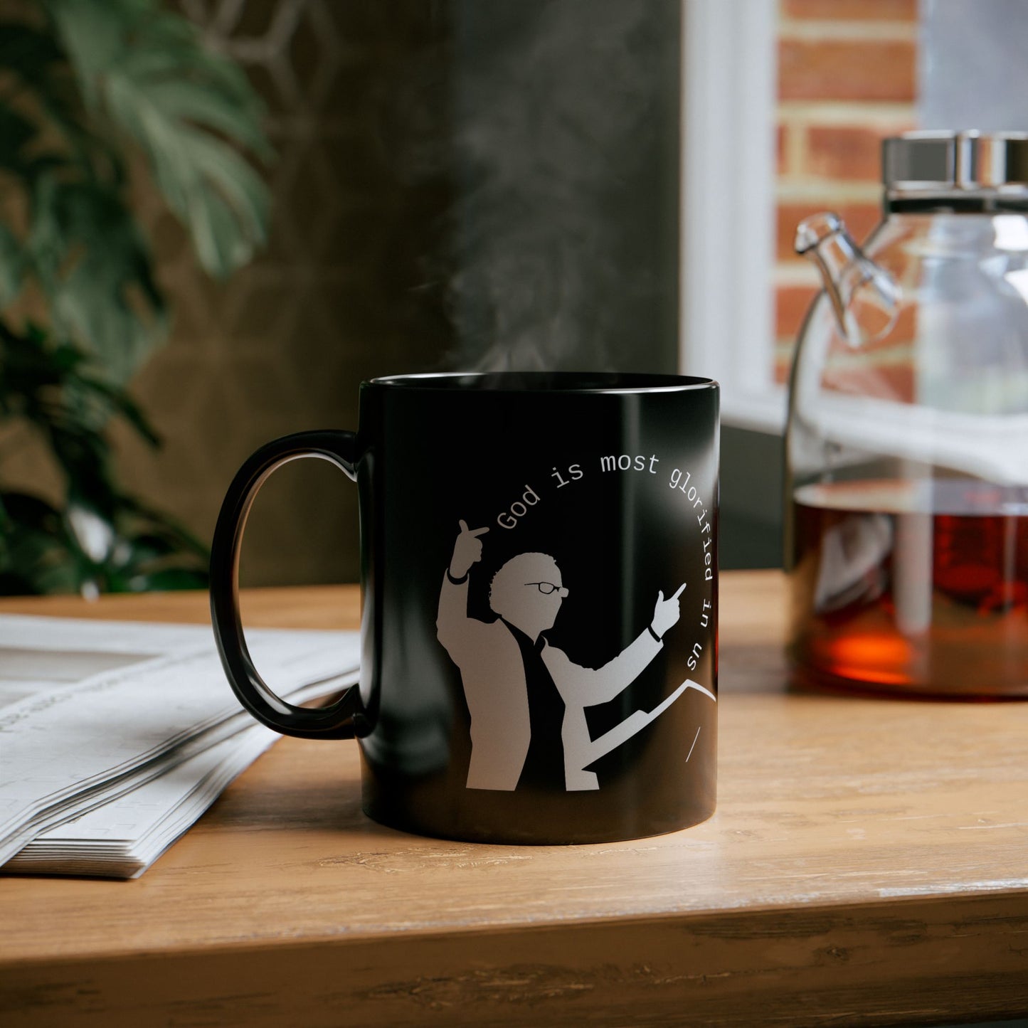John Piper Quote Mug, Black 11oz or 15oz