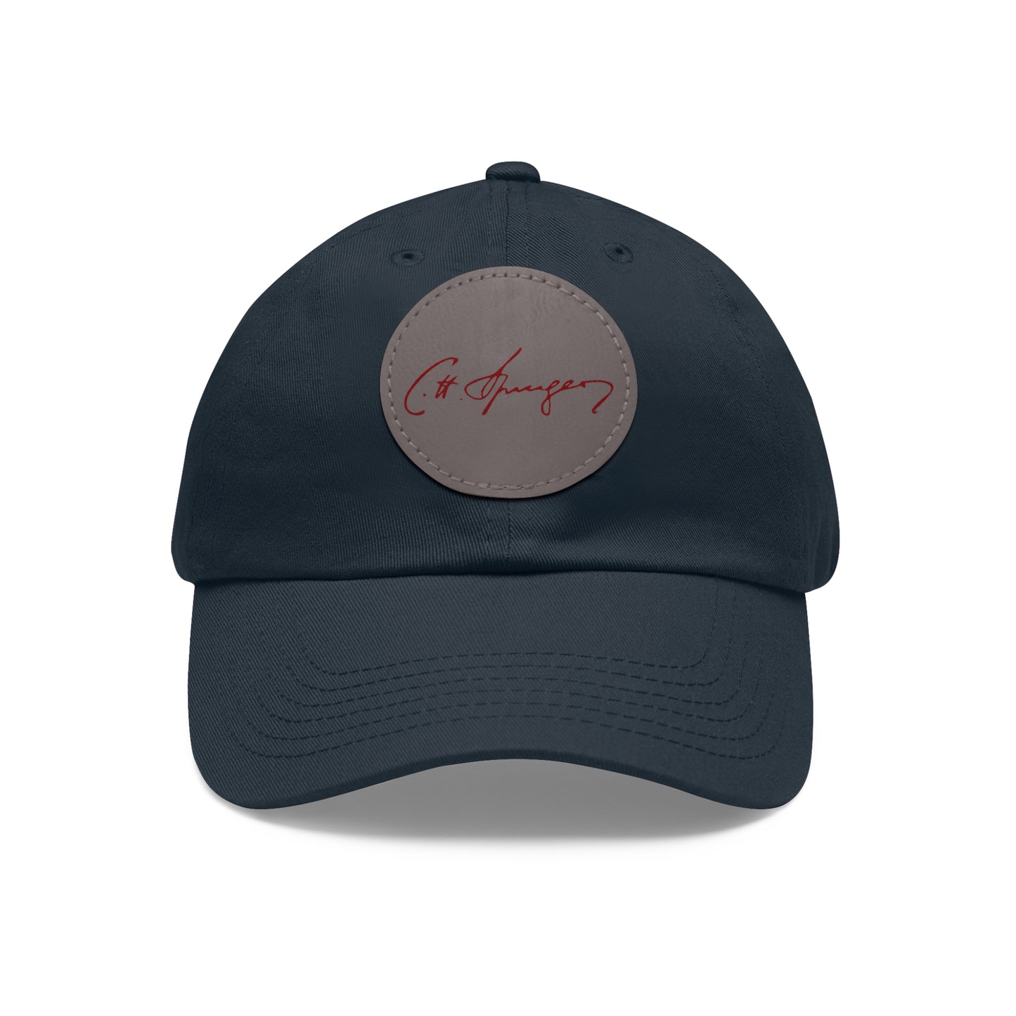 ‘Charles Spurgeon’ Signature Collection Leather Patch (Round)