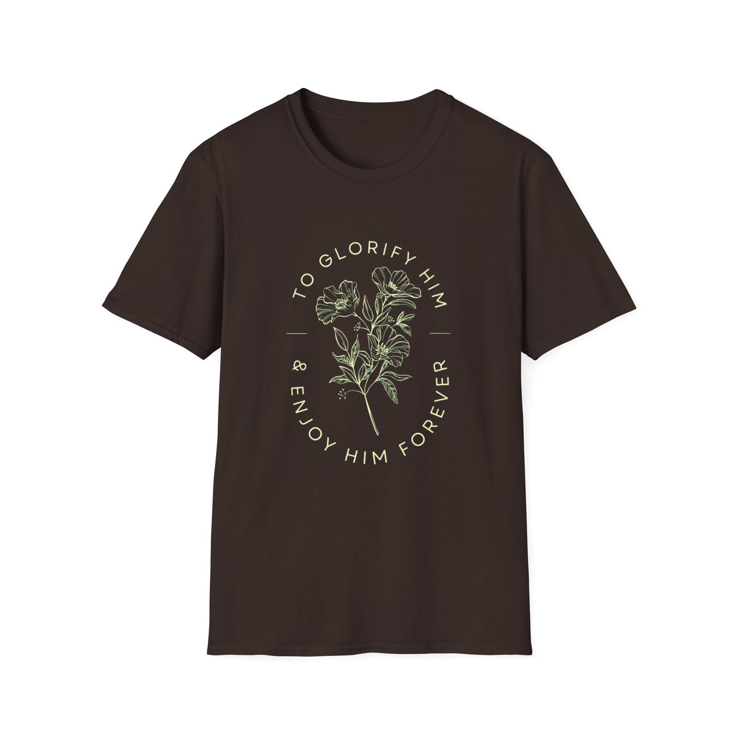 ‘To Glorify Him & Enjoy Him Forever’ Soft-style T-Shirt