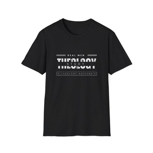 ‘Real Men Study Theology’ Soft-Style T-Shirt