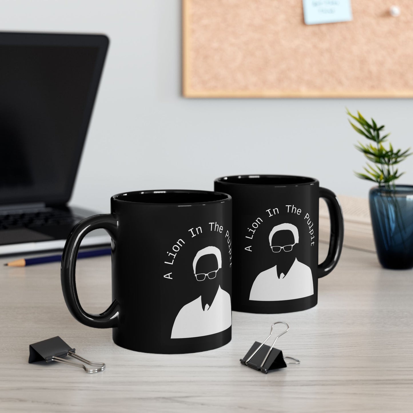 John MacArthur Tribute Black Mug