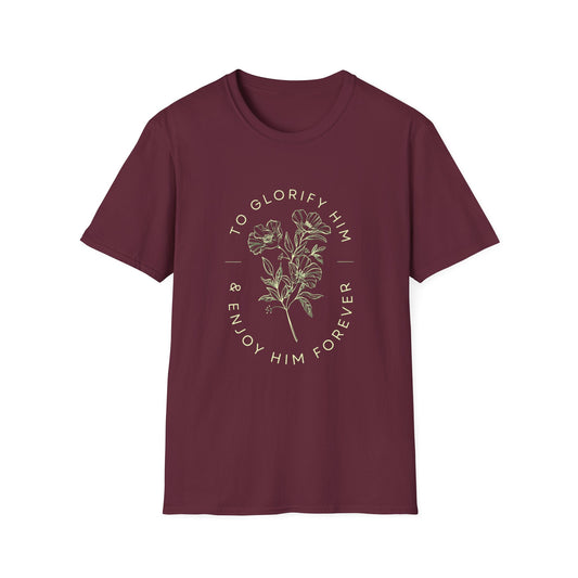 ‘To Glorify Him & Enjoy Him Forever’ Soft-style T-Shirt