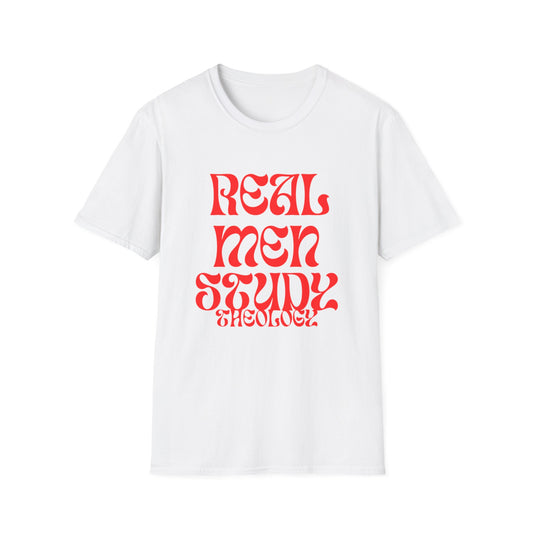 ‘Real Men Study Theology’ Softstyle T-Shirt