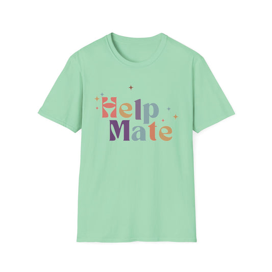 ‘Help Mate’ Softstyle Women’s T-Shirt