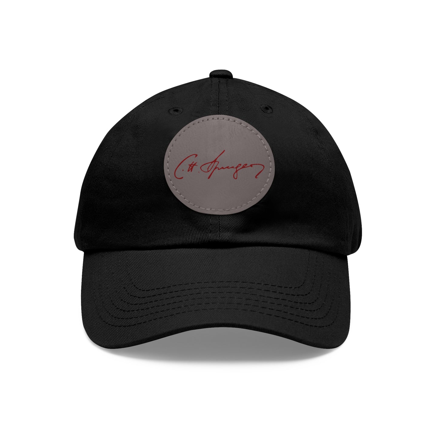 ‘Charles Spurgeon’ Signature Collection Leather Patch (Round)