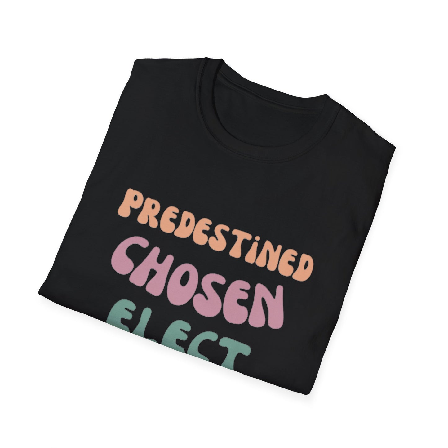 ‘Predestined, Chosen, Elect, Redeemed’ Softstyle T-Shirt
